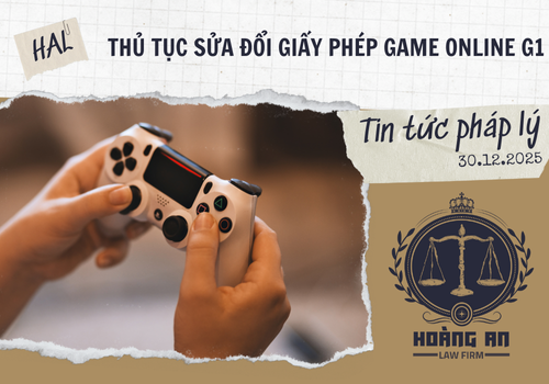Thủ Tục Sửa Đổi Giấy Phép Game Online G1